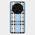Check Glass Phone Case And Cover For Vivo X100 5G