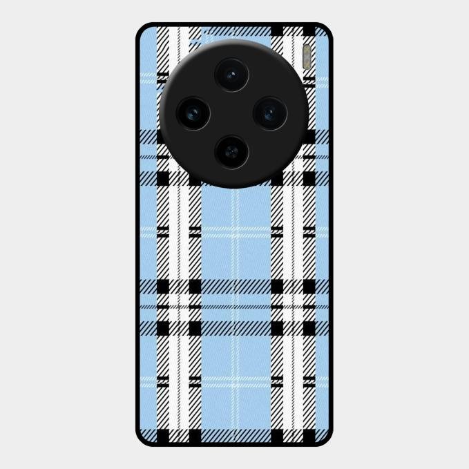 Check Glass Phone Case And Cover For Vivo X100 5G