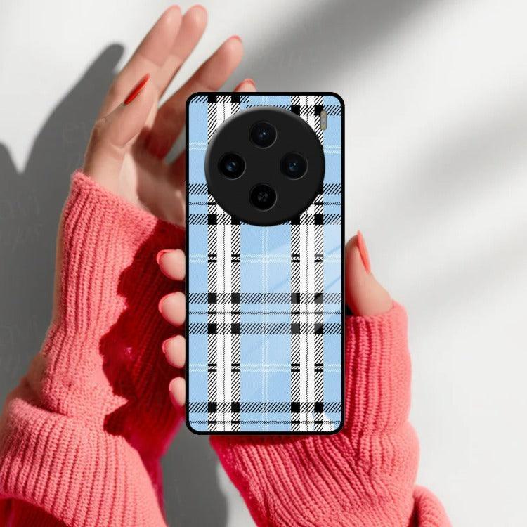 Check Glass Phone Case And Cover For Vivo - ShopOnCliQ
