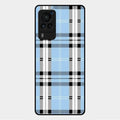 Check Glass Phone Case And Cover For Vivo X60 Pro 5G