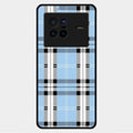 Check Glass Phone Case And Cover For Vivo X80 5G