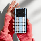 Check Glass Phone Case And Cover For iQOO - ShopOnCliQ