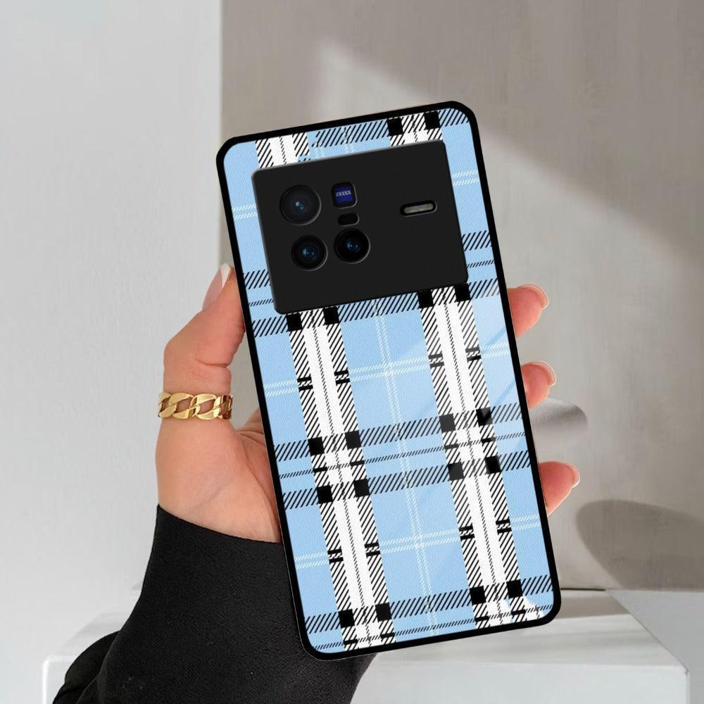 Check Glass Phone Case And Cover For Vivo - ShopOnCliQ