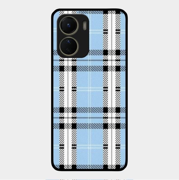 Check Glass Phone Case And Cover For Vivo Y16