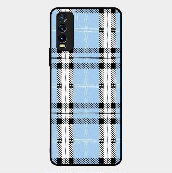 Check Glass Phone Case And Cover For Vivo Y20T