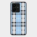 Check Glass Phone Case And Cover For Vivo Y22