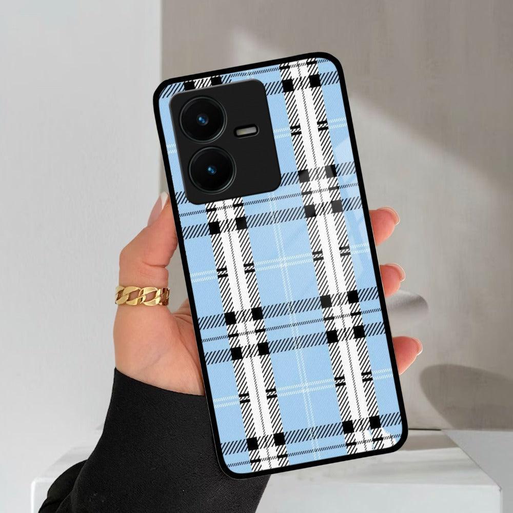 Check Glass Phone Case And Cover For Vivo - ShopOnCliQ