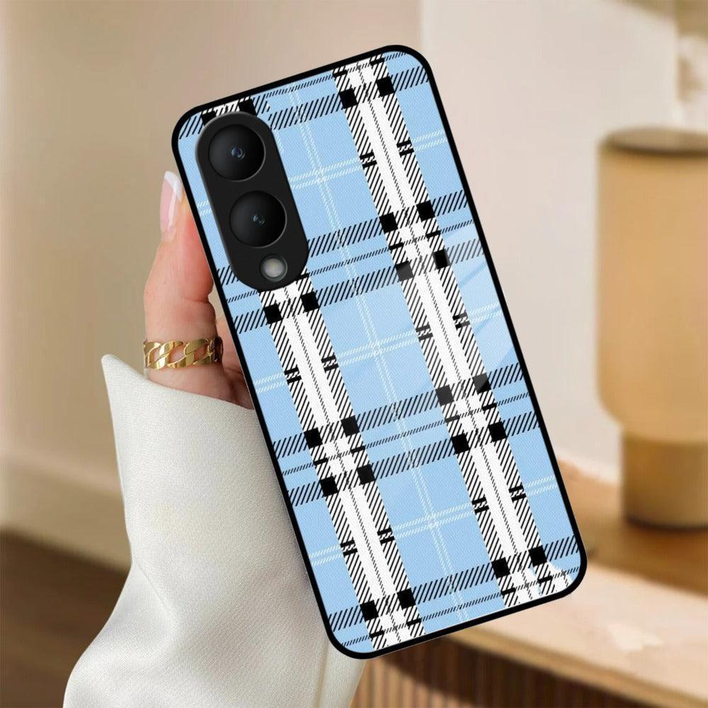 Check Glass Phone Case And Cover For Vivo - ShopOnCliQ