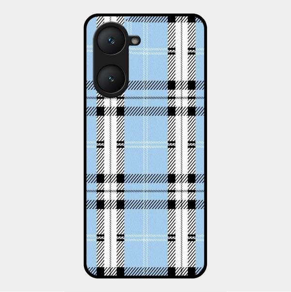 Check Glass Phone Case And Cover For Vivo Y28S 5G