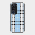 Check Glass Phone Case And Cover For Vivo Y29 5G