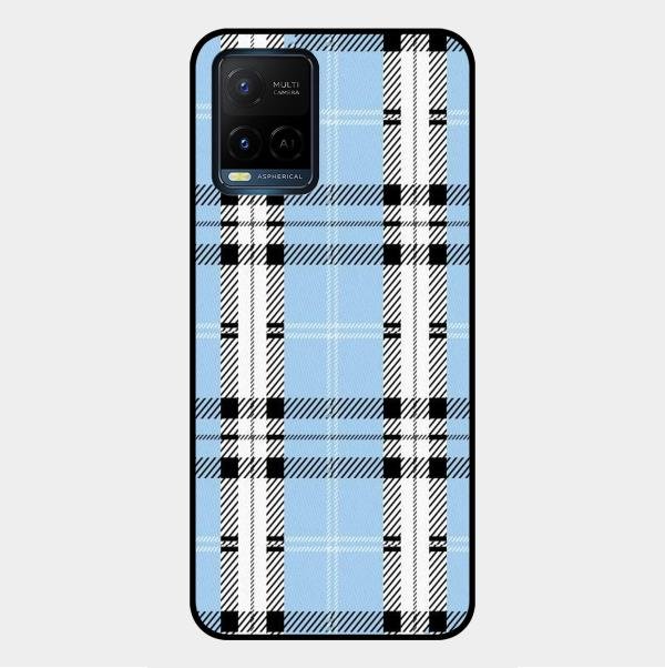 Check Glass Phone Case And Cover For Vivo Y33T