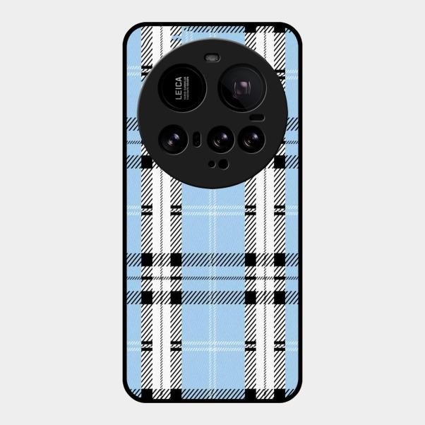 Check Glass Phone Case And Cover For Xiaomi 15 Ultra 5G