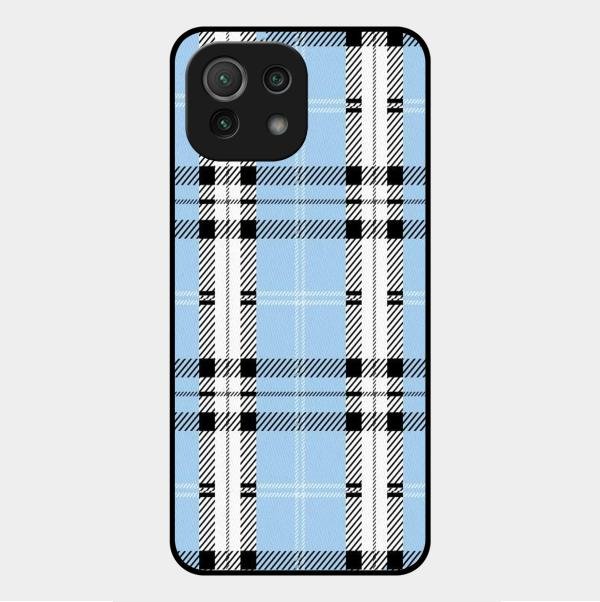 Check Glass Phone Case And Cover For Xiaomi Mi 11 Lite