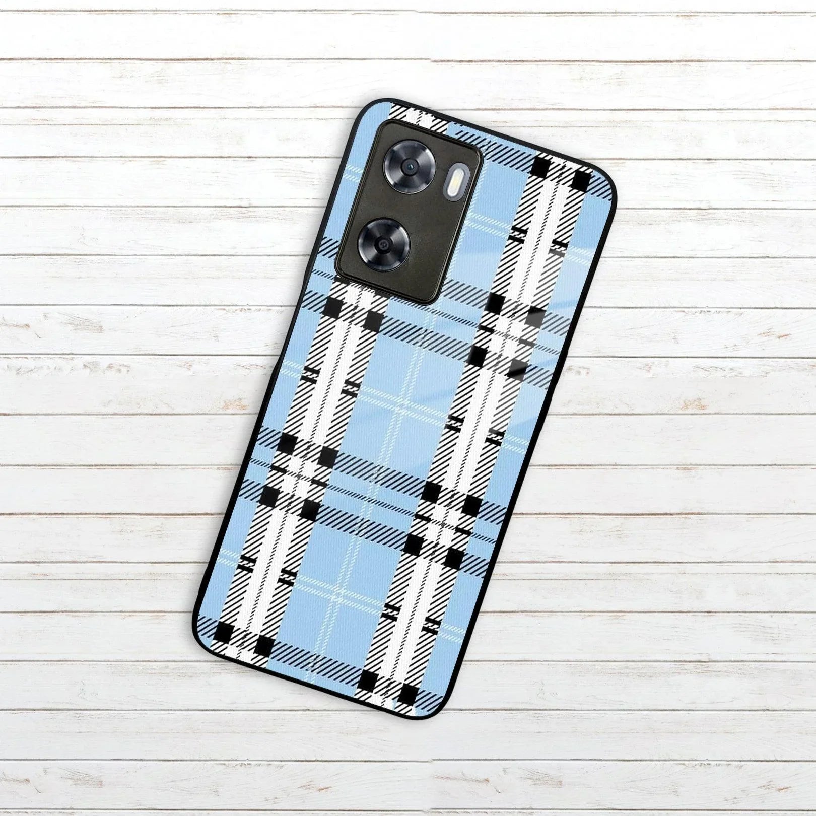 Check Glass Phone Case And Cover For Oppo - ShopOnCliQ