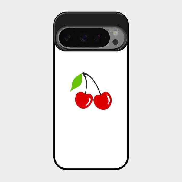 Cherry Glass Case Cover For Google Pixel 9 Pro 5G