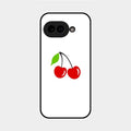 Cherry Glass Case Cover For Google Pixel 9A 5G