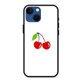 Cherry Glass Case Cover For iPhone 13 mini
