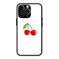 Cherry Glass Case Cover For iPhone 13 Pro Max