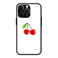 Cherry Glass Case Cover For iPhone 13 Pro