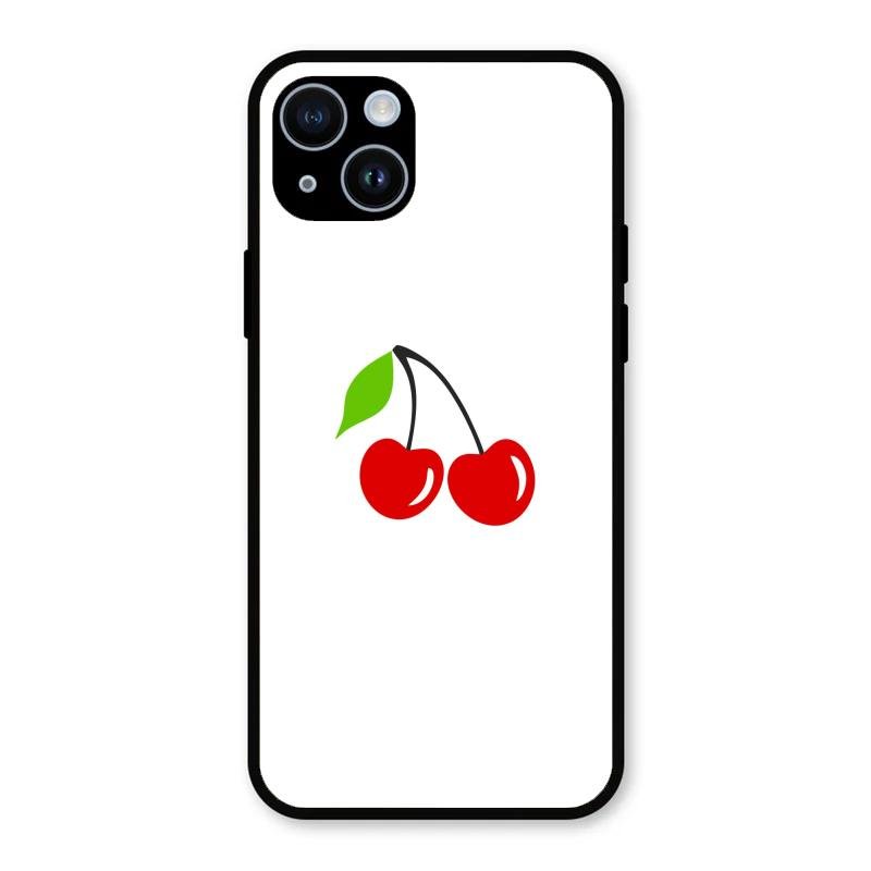 Cherry Glass Case Cover For iPhone 14 Plus