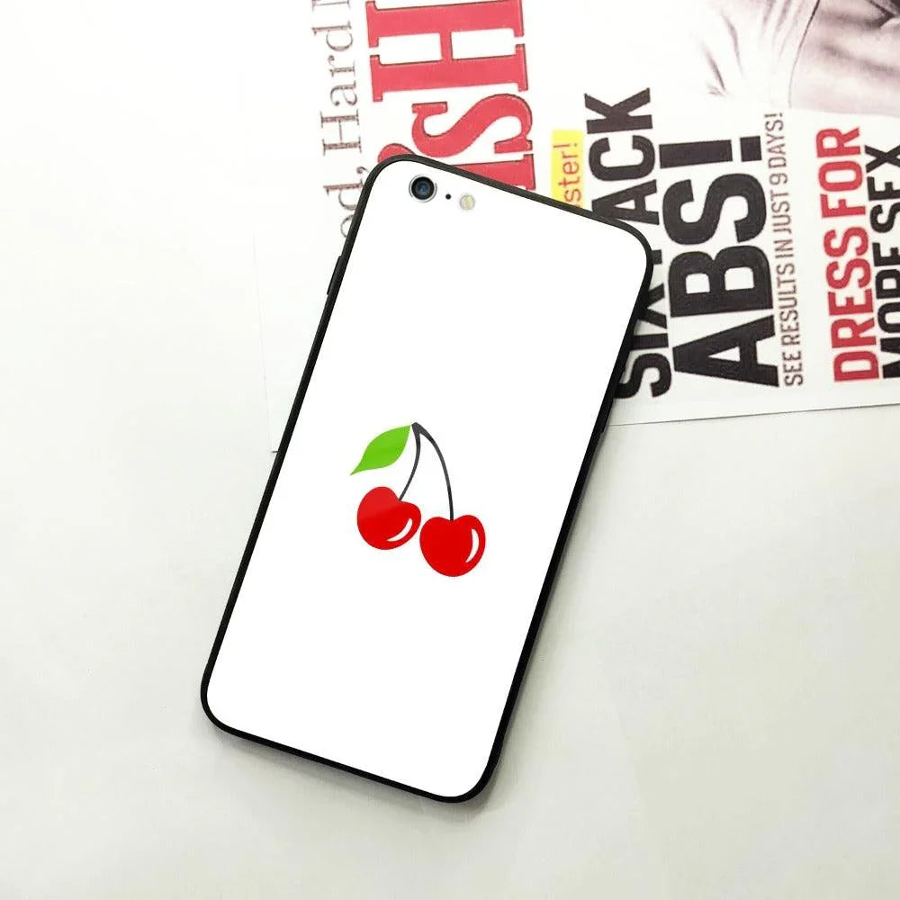 Cherry Glass Case Cover For iPhone - ShopOnCliQ