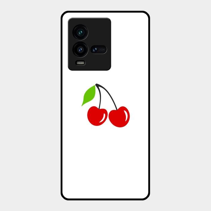 Cherry Glass Case Cover For Iqoo 9T 5G