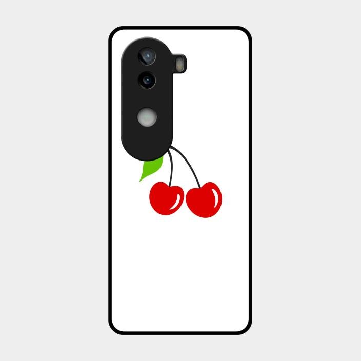 Cherry Glass Case Cover For Iqoo Z9S 5G
