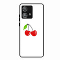 Cherry Glass Case Cover For Motorola Edge 40 5G
