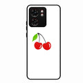 Cherry Glass Case Cover For Motorola Edge 40