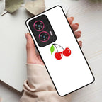Cherry Glass Case Cover For Motorola - ShopOnCliQ