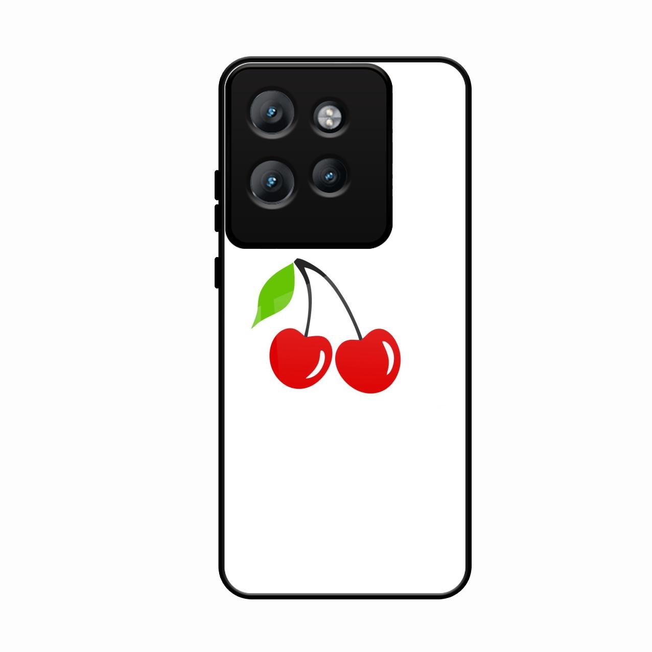 Cherry Glass Case Cover For Motorola Edge 50 Neo
