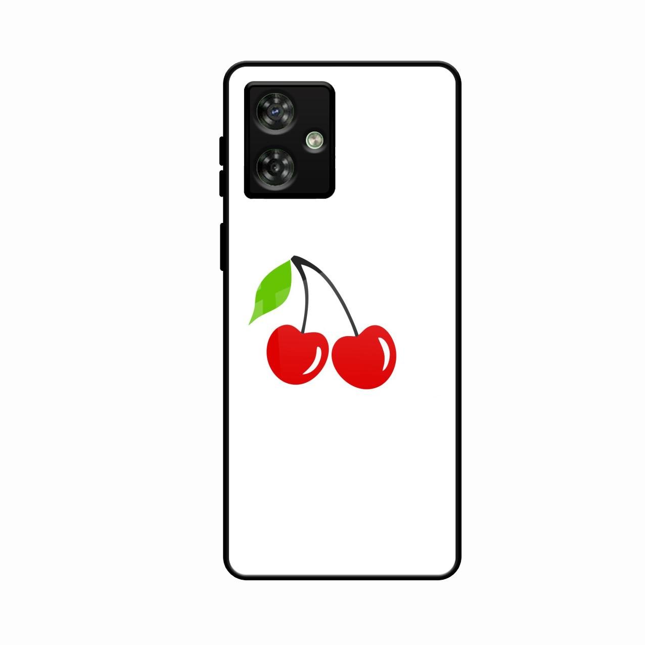 Cherry Glass Case Cover For Motorola G54 5G