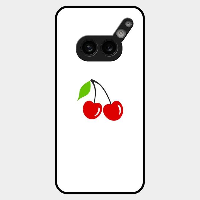 Cherry Glass Case Cover For Nothing Phone 2A Plus