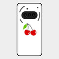 Cherry Glass Case Cover For Nothing Phone 3A 5G