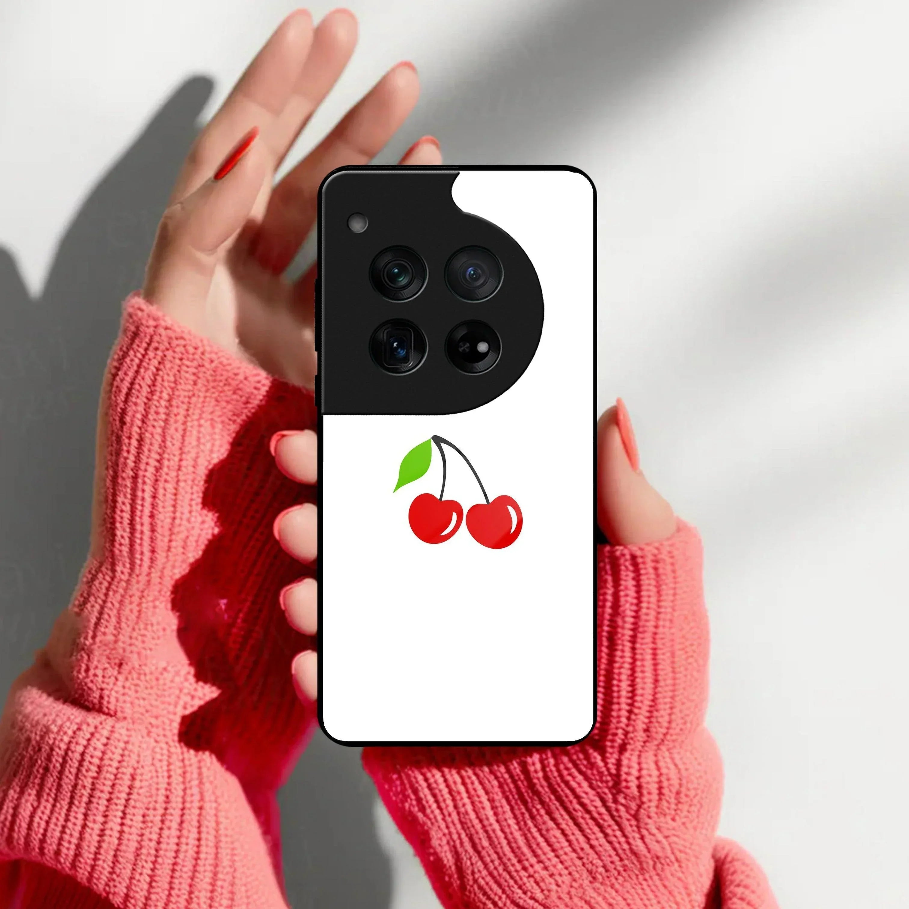 Cherry Glass Case Cover For OnePlus - ShopOnCliQ