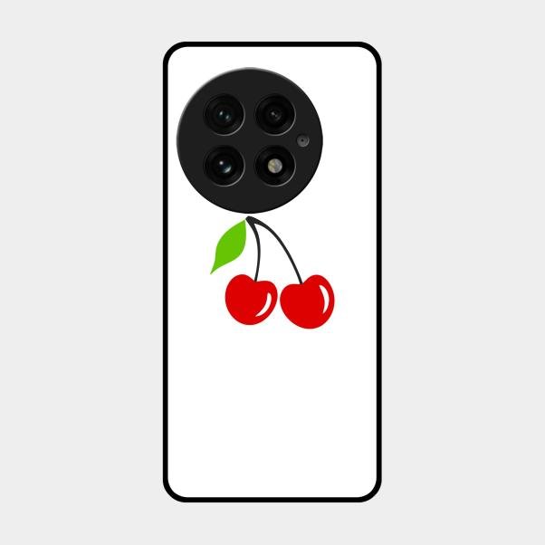 Cherry Glass Case Cover For Oneplus 13 5G