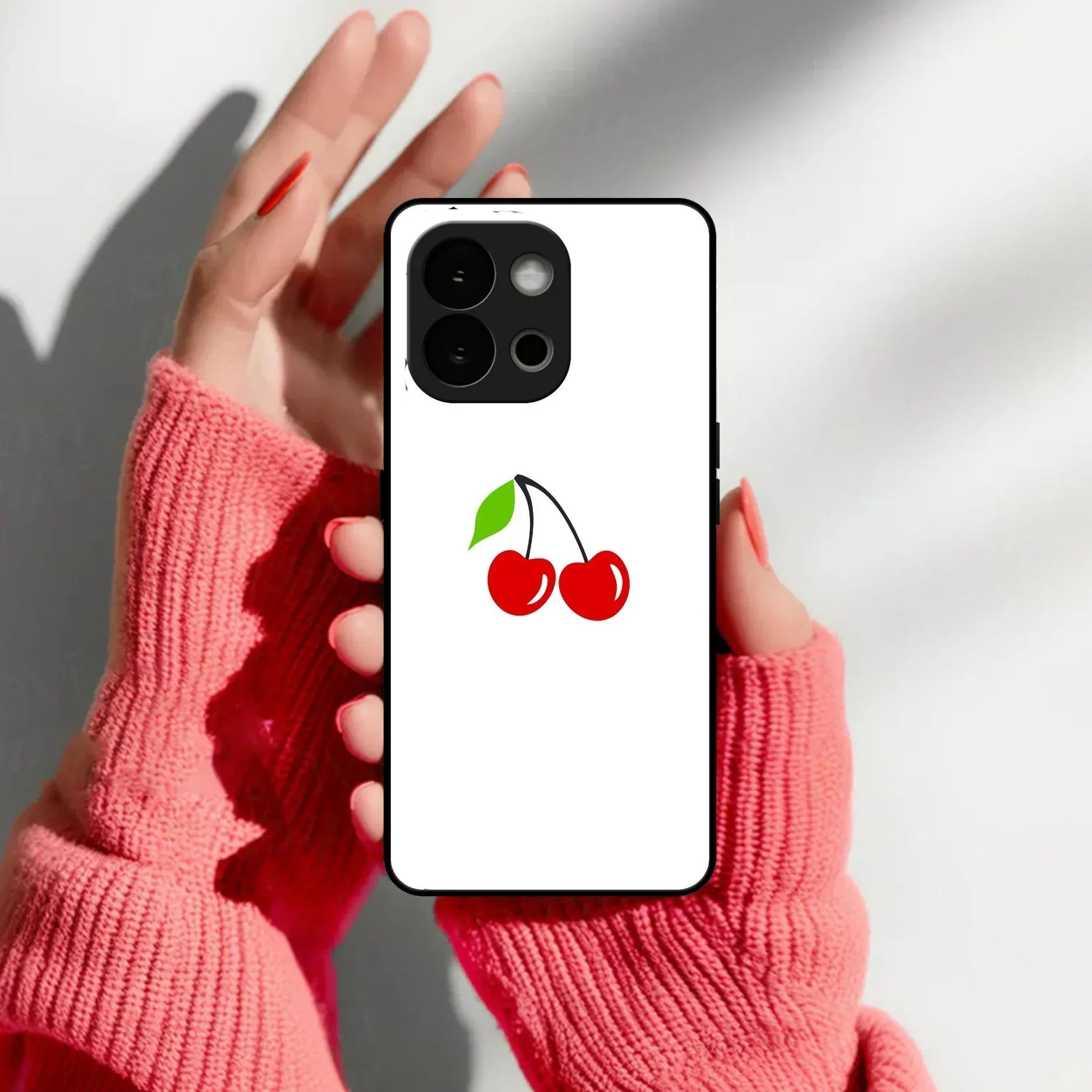 Cherry Glass Case Cover For OnePlus - ShopOnCliQ