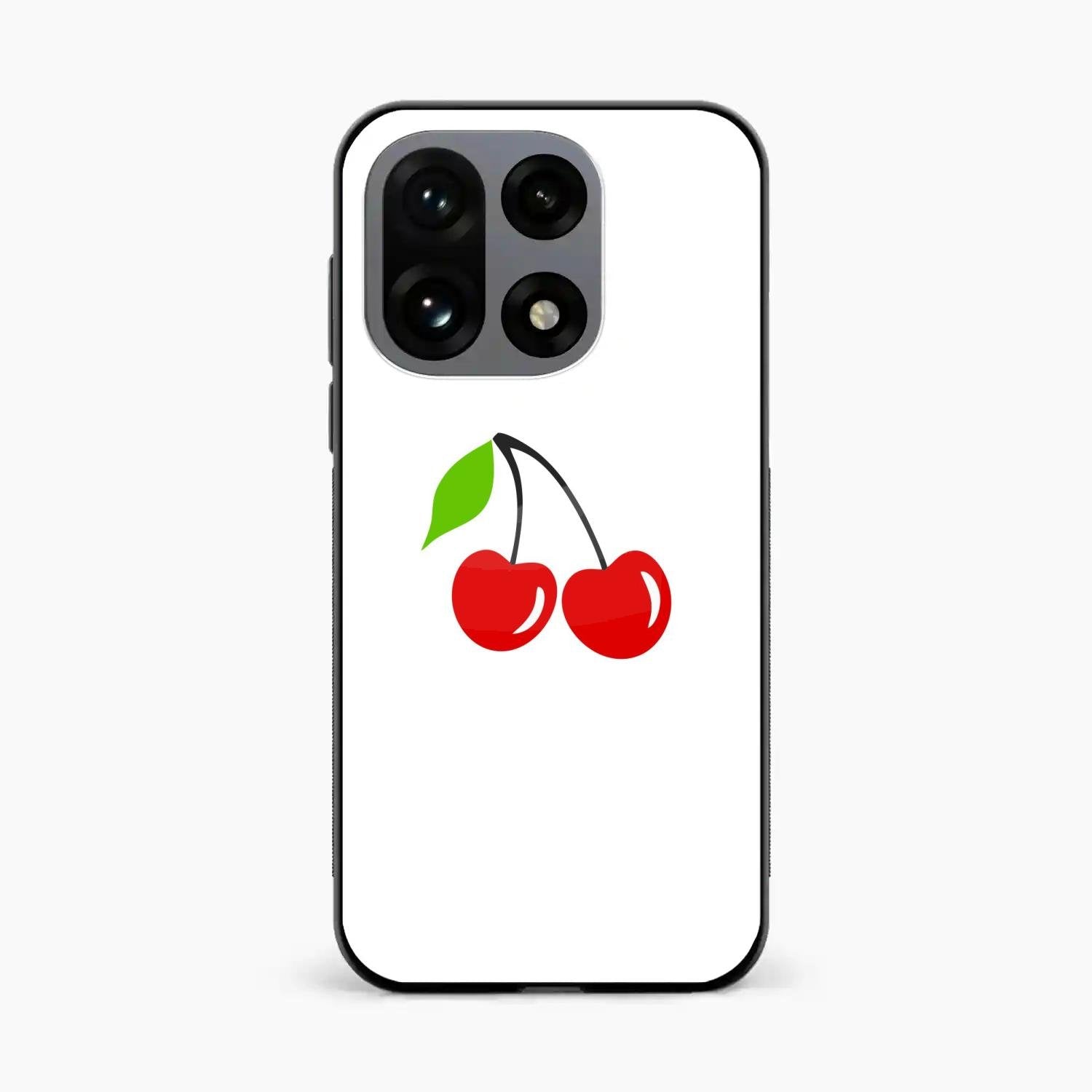 Cherry Glass Case Cover For OnePlus 15 5G