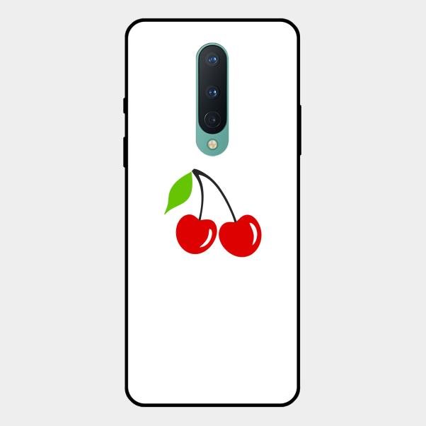 Cherry Glass Case Cover For Oneplus 8