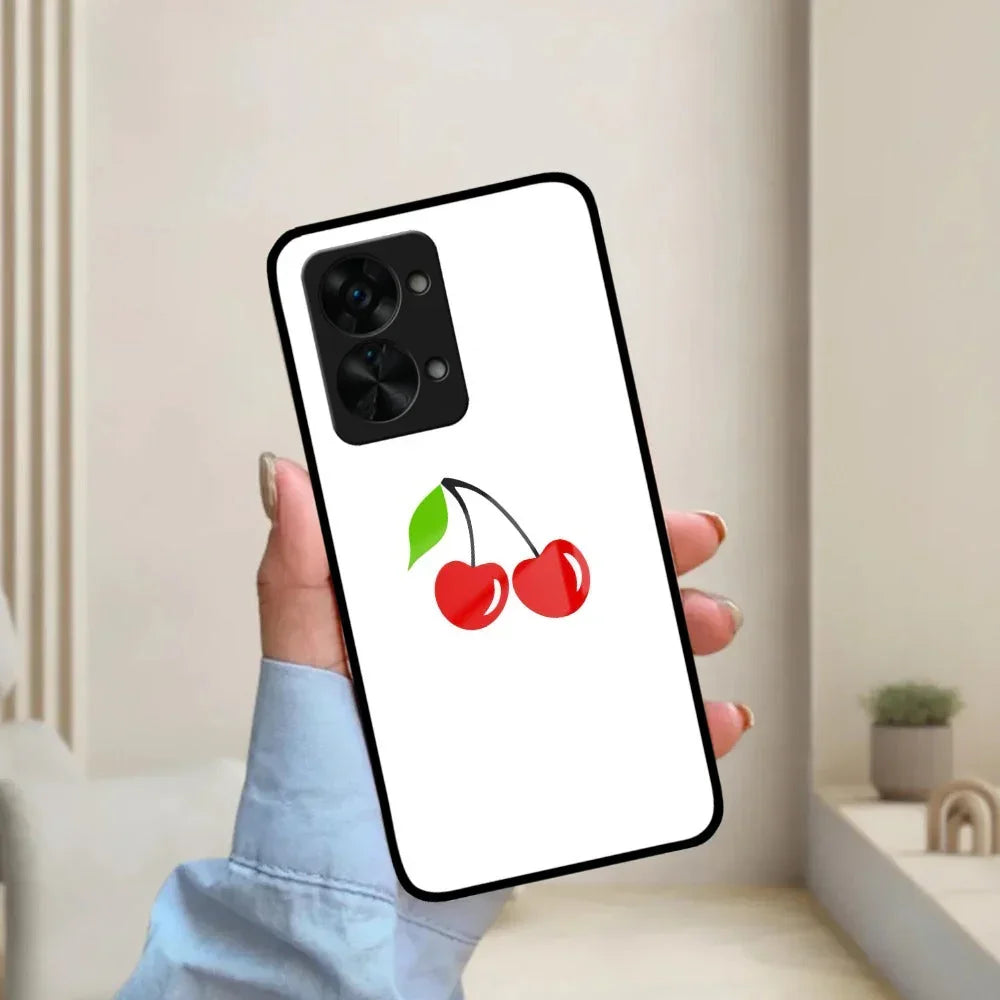 Cherry Glass Case Cover For OnePlus - ShopOnCliQ