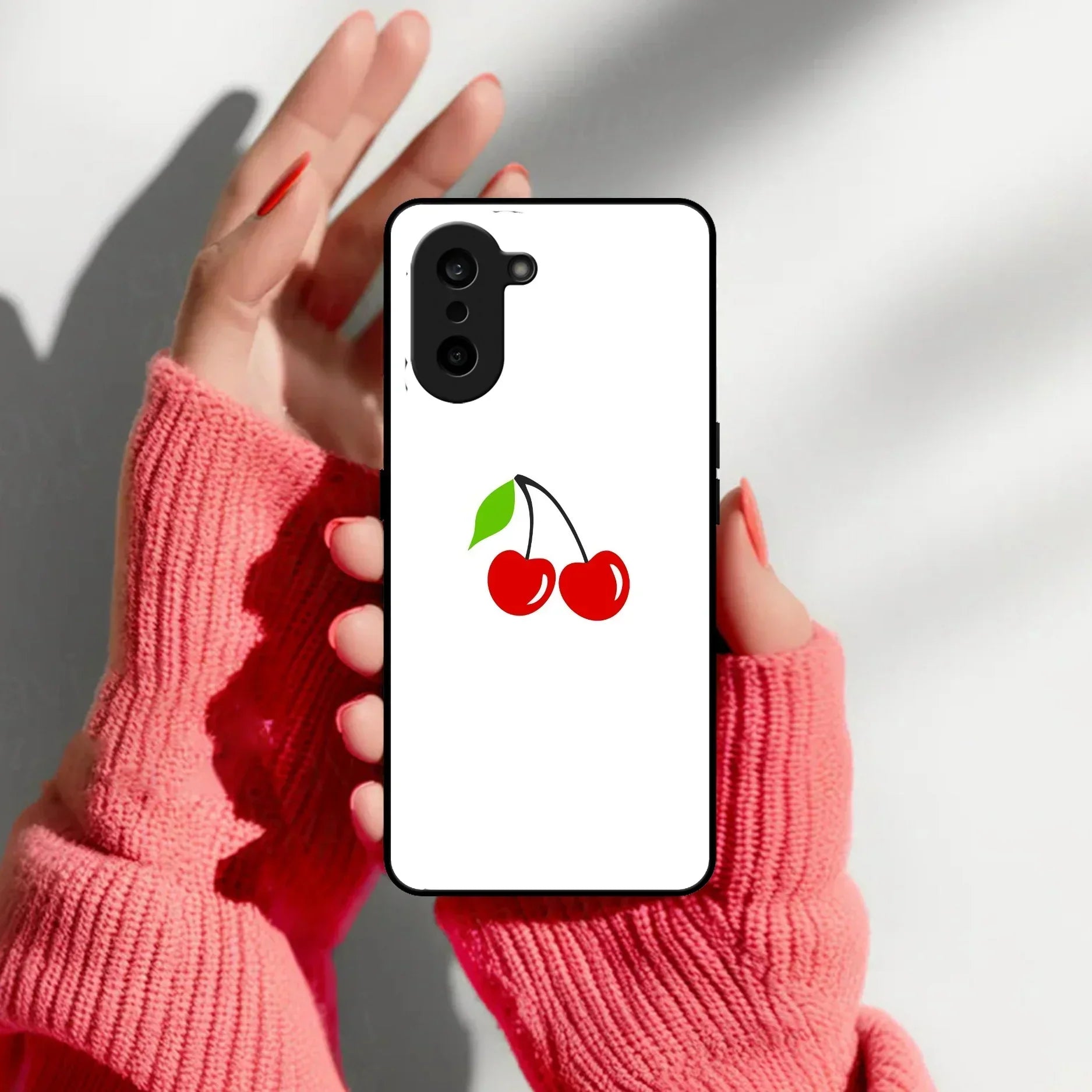 Cherry Glass Case Cover For OnePlus - ShopOnCliQ