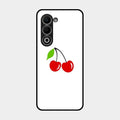 Cherry Glass Case Cover For Oppo A5 5G