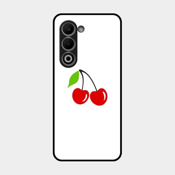 Cherry Glass Case Cover For Oppo A5 5G