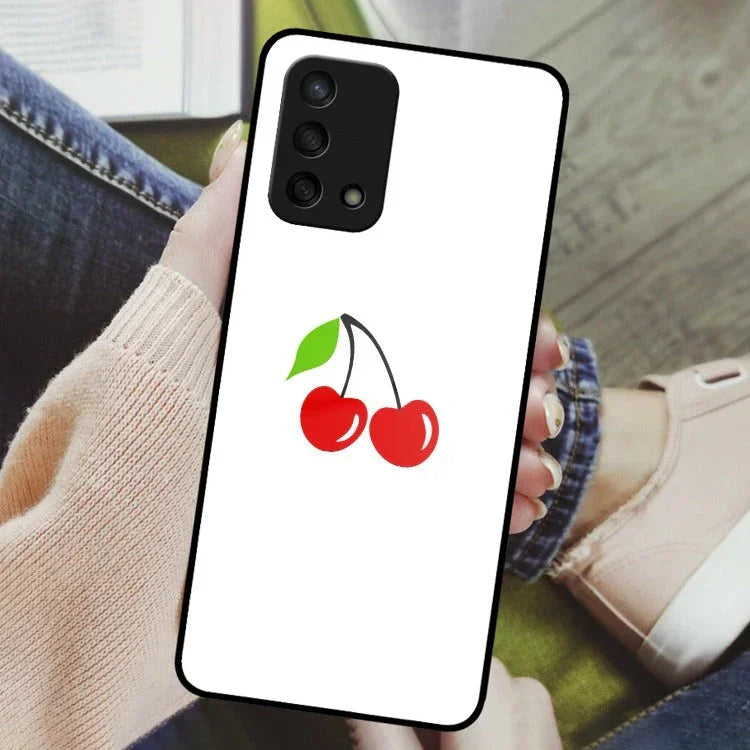 Cherry Glass Case Cover For Oppo - ShopOnCliQ