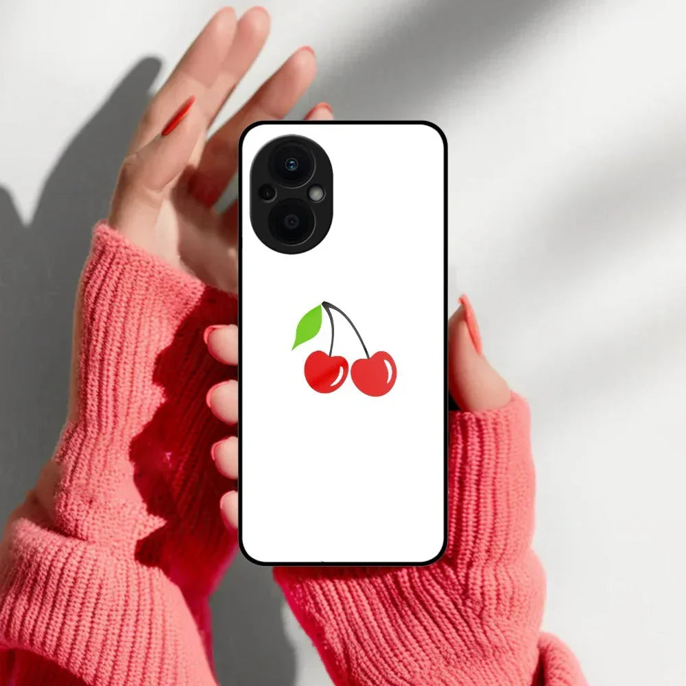 Cherry Glass Case Cover For Oppo - ShopOnCliQ