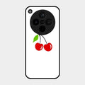 Cherry Glass Case Cover For Oppo Find X8 5G