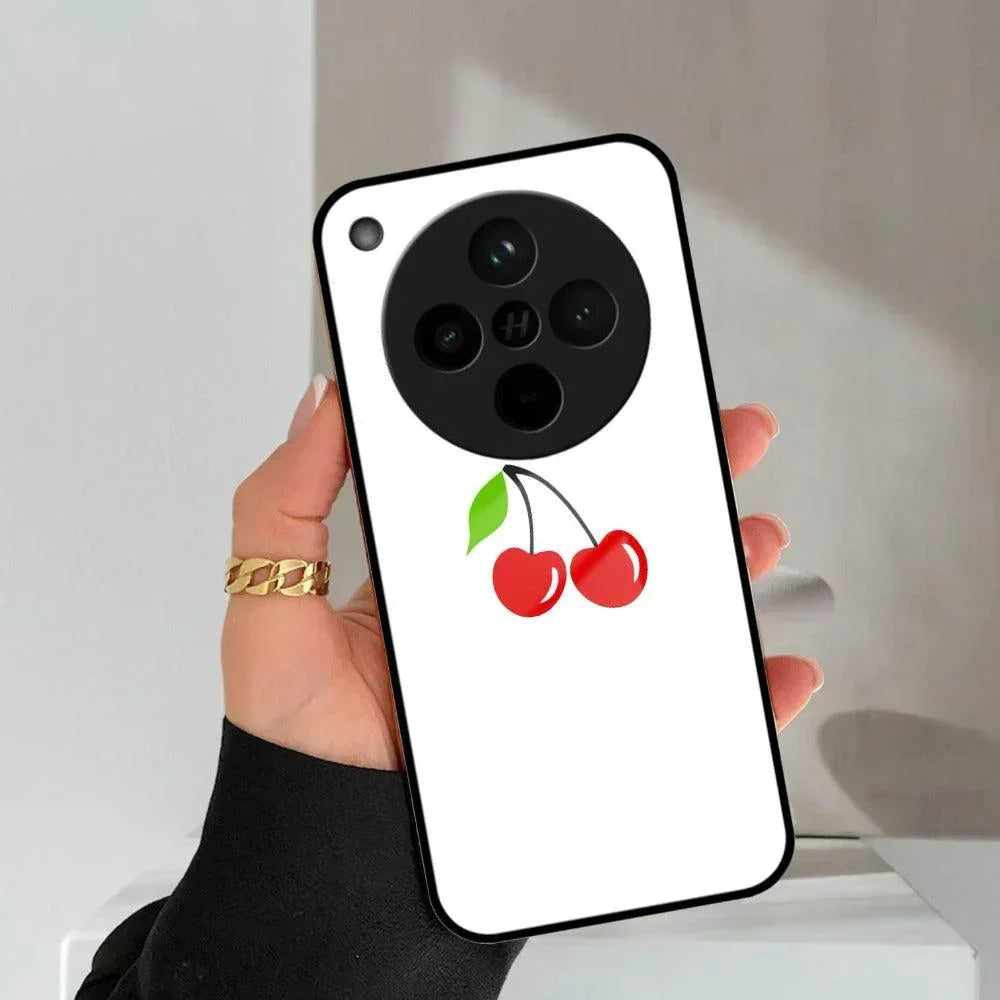 Cherry Glass Case Cover For Oppo - ShopOnCliQ