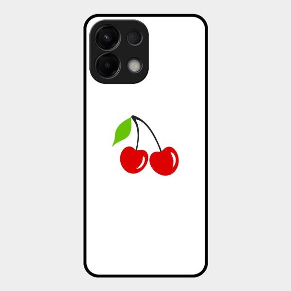 Cherry Glass Case Cover For Oppo K13 5G