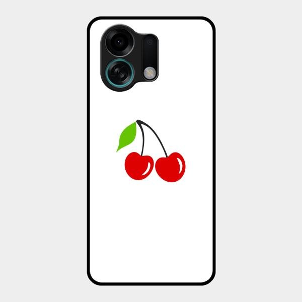 Cherry Glass Case Cover For Oppo K13 Turbo 5G