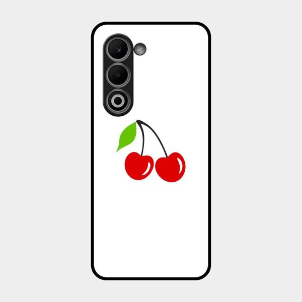 Cherry Glass Case Cover For Oppo K13X 5G